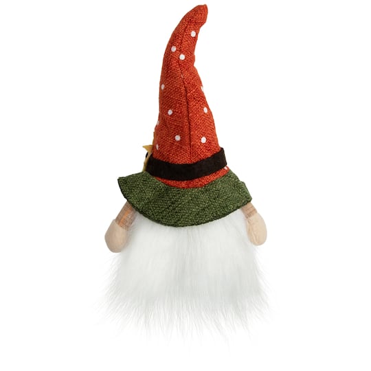 11" Sitting Sunflower Autumn Harvest Tabletop Gnome Figurine